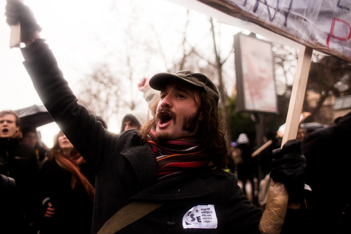 Manifestations des enseignants chercheurs et des étudiants