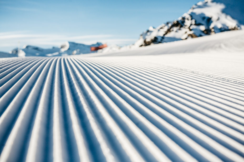 Shooting de skis Salomon à Val d'Isère le 12 décembre 2016.