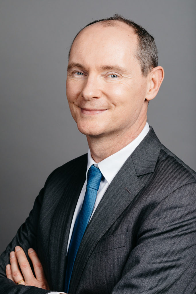 Portrait de collaborateur de NN Investment France au siège de l'entreprise à Paris le 29 janvier 2018.