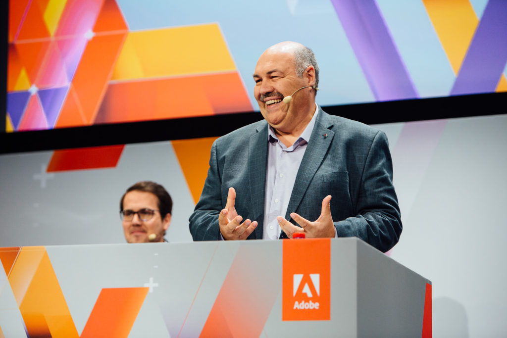 Adobe Symposium Paris 2017 au Palais des Congrès le 9 novembe 2017.