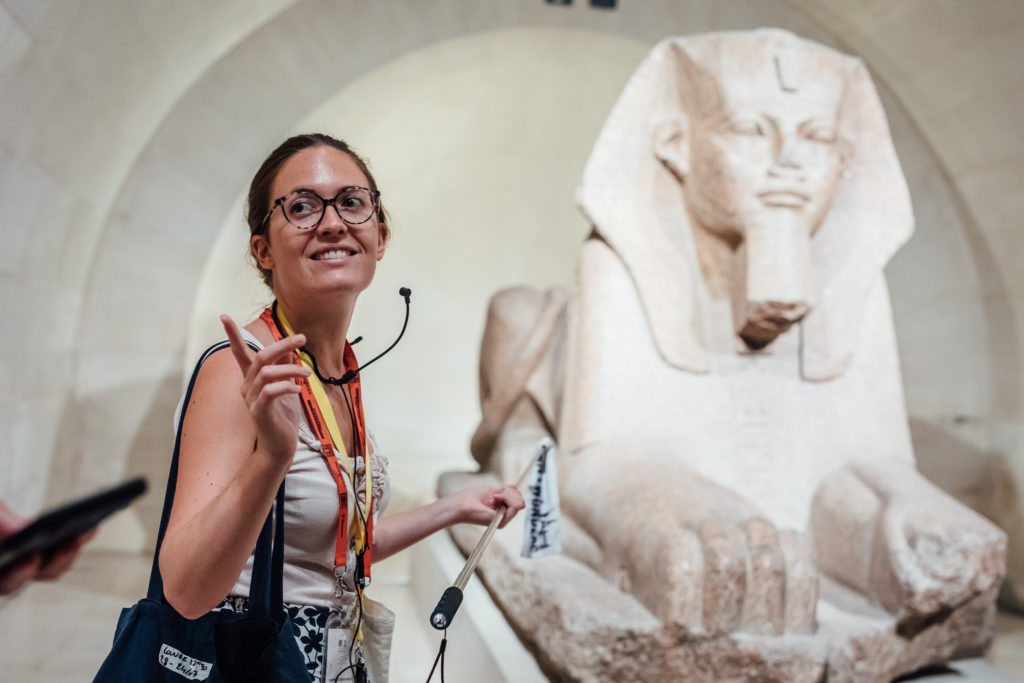 Experience culture and art through the ages with a small-group tour of Paris’ epic Louvre Museum.
Great Sphynx of Tanis, Louvre, Paris, on July 24th, 2019