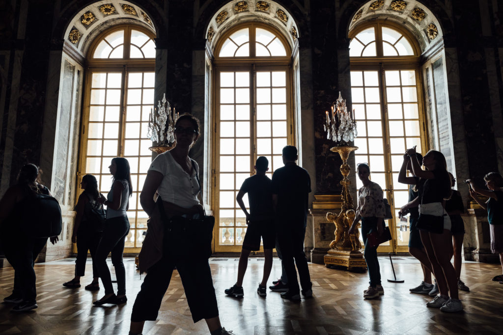 The gardens of Versailles span an impressive 1,976 acres. Rather than exploring the sprawling grounds on foot, pedal your way around with an informative guide on this full-day Versailles bike tour from Paris. 
The Hall of Mirrors, Versailles castle, on August 3rd, 2019.