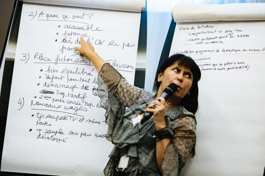 Les Rencontres Téléspectateurs de France Télévisions - Atelier de création sur la fiction à l'hôtel les Cures Marines de Trouville le samedi 11 mars 2017. 80 participants se réunissent pendant 2 heures pour débattre de la Fiction au sein de France TV en présence de : Fanny Rondeau,directrice de la fiction de France 2 ; Anne Holmès, directrice de la fiction de France 3 ; Stéphane Gaillard, directeur de France 3 Normandie ; Vincent Robert, délégué aux programmes France 3 Normandie ; Rozenn Karlan, rédactrice en chef France 3 Normandie édition de Caen et 
Pierre Martot, acteur de cinéma, théâtre et télévision.